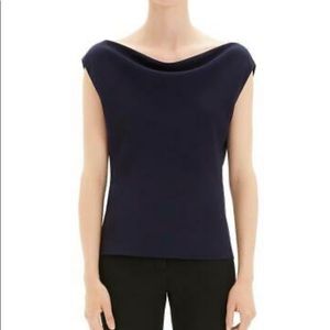 New with Tag! Theory Draped Boatneck Blouse